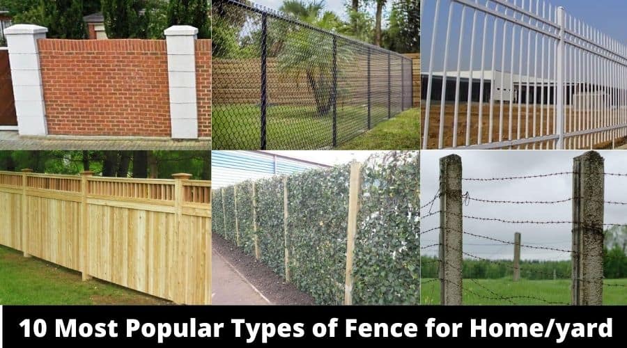 Fence types